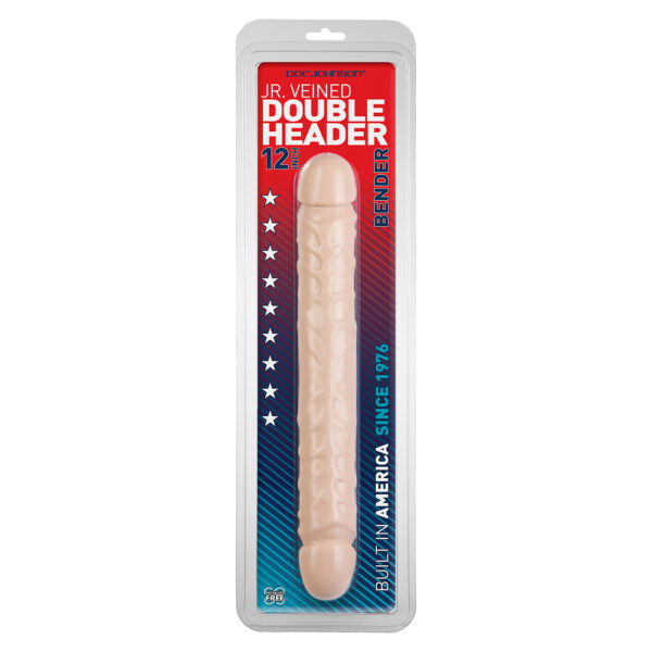 Jr Veined Double Header 12 Inch Bender Dong - Image 3