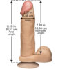 The Realistic Cock 8 Inch Dildo Flesh Pink - Image 2