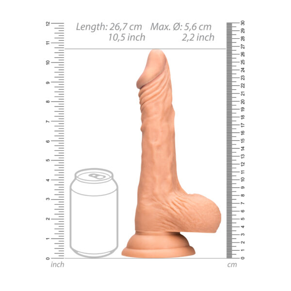 RealRock 10 Inch Dong With Testicles Flesh - Image 2